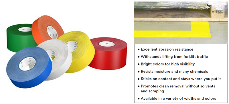 Select from Various Affordable Floor Marking Tape Options