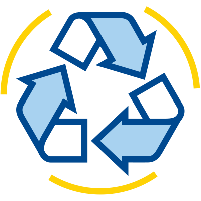 Recycling symbol icon